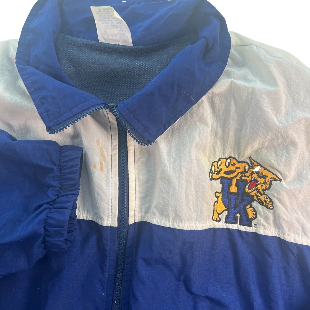 UK Men's UK Jacket Size XL Large University Kentucky Sports Windbreaker